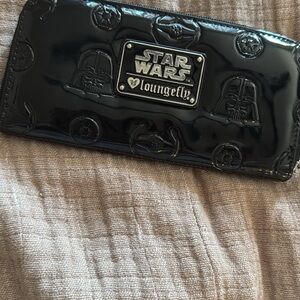 Loungefly Black Star Wars Wallet Sleek Design